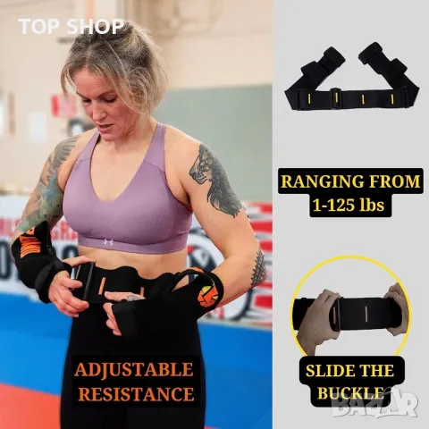 Регулируема съпротивителна ластик прикрепяща се тренировка за цяло тяло, снимка 5 - Фитнес уреди - 49423139