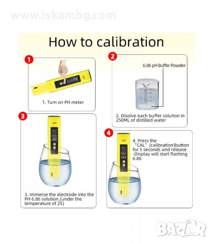 ДИГИТАЛЕН PH МЕТЪР - ЗА ИЗМЕРВАНЕ АЛКАЛНОСТ НА ВОДАТА - код 1131, снимка 16 - Други инструменти - 34055037