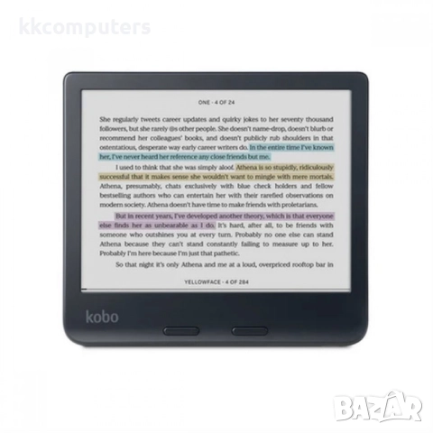 Kobo Libra Colour Четец за е-книги - 7" цветен E-Ink дисплей, 32GB, водоустойчив, черен, снимка 2 - Друга електроника - 52826477