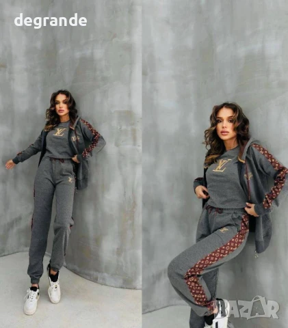 Дамски комплект 3 части Louis Vuitton, снимка 3 - Спортни екипи - 51303205