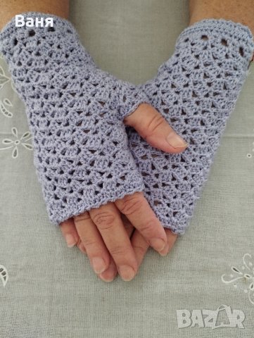 Памучни дамски ръкавици, снимка 3 - Ръкавици - 43102794