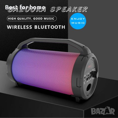 Блутуут тонколона с ЛЕД подсветка MW-199B, снимка 5 - Bluetooth тонколони - 34415394