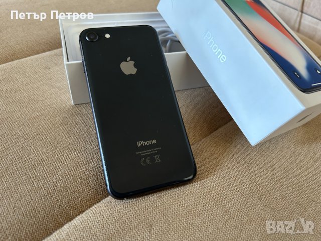 iPhone 8 64GB 100% battery black BG меню МАГАЗИНСКО ТОП СЪСТОЯНИЕ! , снимка 6 - Apple iPhone - 39718163