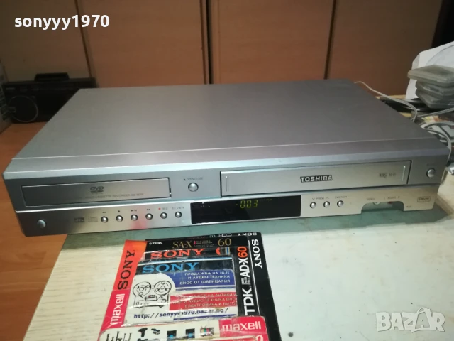 TOSHIBA SD-36VESE DVD/VHS VIDEO 1708251021LCHERY, снимка 6 - Плейъри, домашно кино, прожектори - 51390122