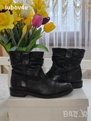 Buffalo дамски боти, изцяло от естествена кожа 