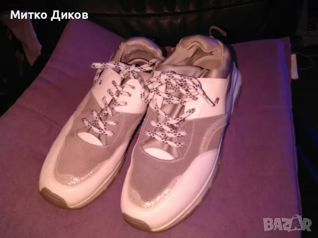 Tommy Hilfiger Сникърси Sporty Chunky Glitter Sneaker FW0FW04853 №40 стелка 255мм отлични, снимка 2 - Маратонки - 49105732