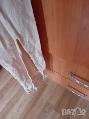 Бежова дълга рокля , снимка 9 - Рокли - 51548467