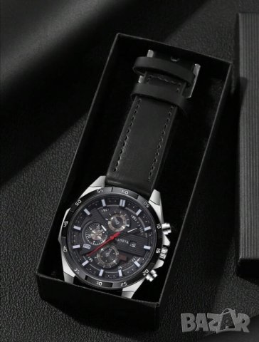 Мъжки луксозен водоустойчив часовник с гривна, снимка 5 - Мъжки - 41755846