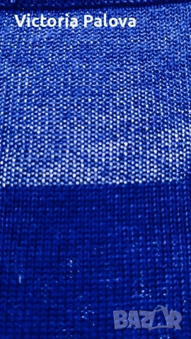 Модерен пуловер PETER HAHN - “синьо изкушение” за есента, снимка 6 - Блузи с дълъг ръкав и пуловери - 52240369