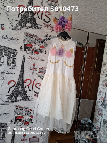 продавам рокля за 4-5 г , снимка 2 - Детски рокли и поли - 44647421