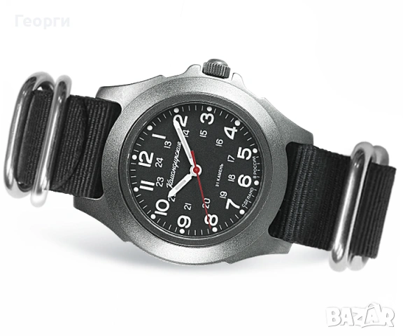 Мъжки ръчен механичен Нов часовник Восток Командирские , снимка 2 - Мъжки - 53118952