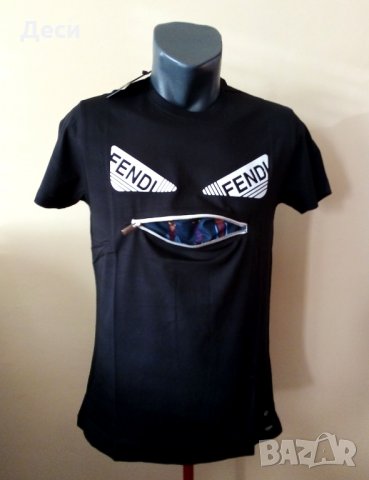 Fendi мъжка тениска нова с етикет, снимка 1 - Тениски - 35843139