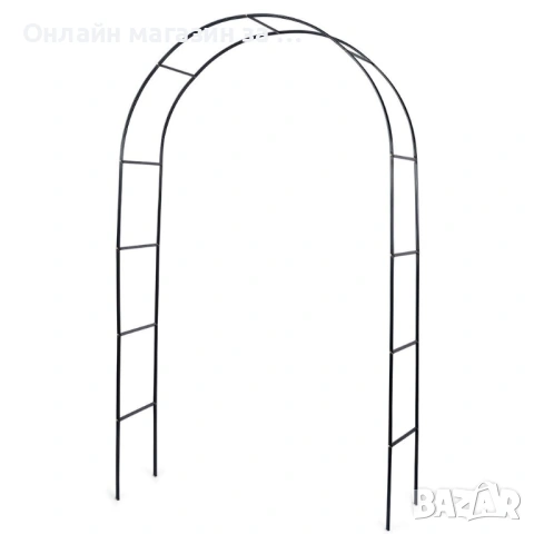 Градинска арка за увивни растения 145х38х235 см. 339398, снимка 3 - Градински мебели, декорация  - 53232298