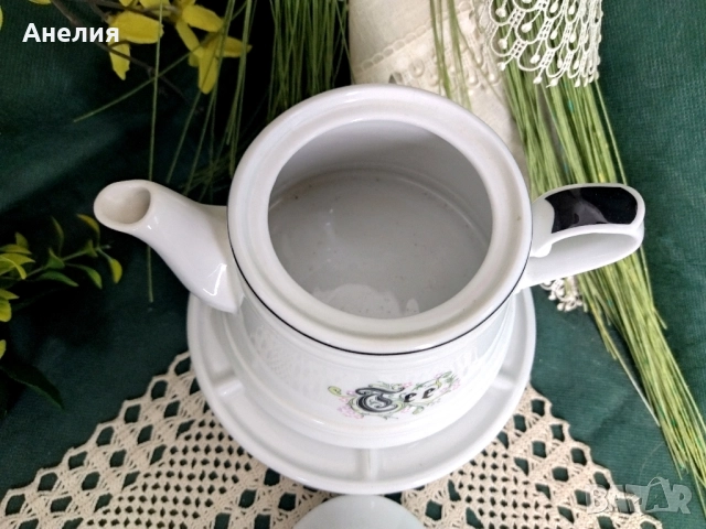 Чайник с награвател, снимка 3 - Чаши - 52567163