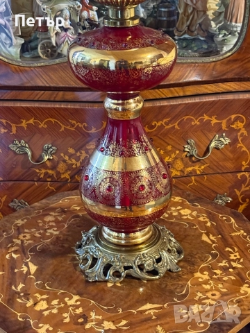 Старинни италиански лампи, снимка 5 - Настолни лампи - 52509870