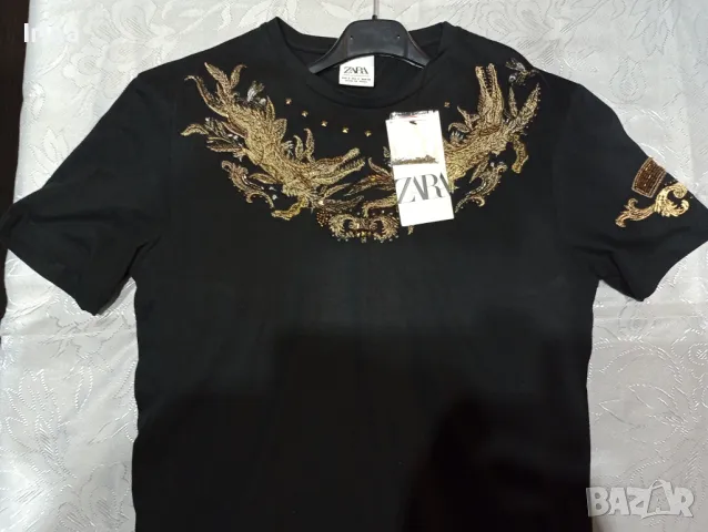 Мъжка тениска ZARA , снимка 3 - Тениски - 48483578