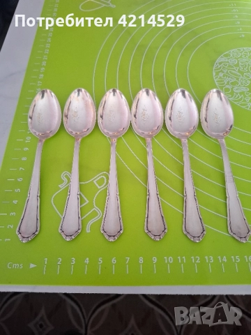 Десертни вилички и лъжички, снимка 2 - Прибори за хранене, готвене и сервиране - 52024246