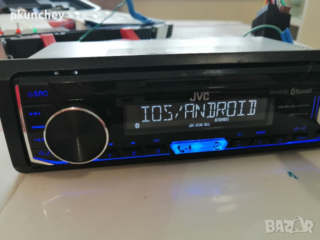 JVC KD-X351BT Bluetooth плейър с USB iPod Android 
