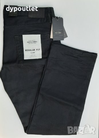      Jack & Jones - Дънки, Rugular Fit, черен, размери - W33/"36; W36/"36 и W38     , снимка 1 - Дънки - 39669218