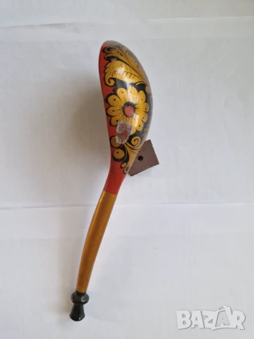 Декоративна руска лъжица в стил Хохлома, снимка 12 - Други ценни предмети - 50749056