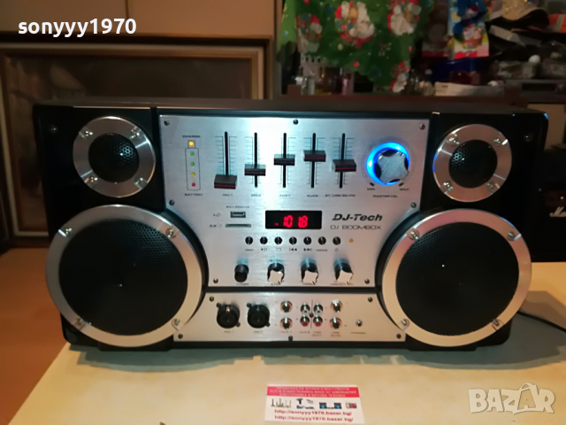 DJ-TECH DJ BOOMBOX-DJ BOOMBOX-ВНОС SWISS 1604222122, снимка 10 - Ресийвъри, усилватели, смесителни пултове - 36478796