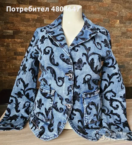 Дънково сако. Размери S,M,L,XL., снимка 4 - Сака - 56304284