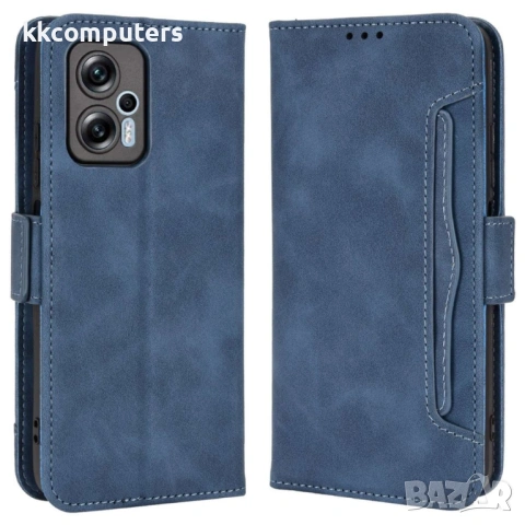 Xiaomi Poco X4 GT 5G/Redmi Note 11T Pro 5G/Note 11T Pro+ 5G Wallet Калъф и Протектор