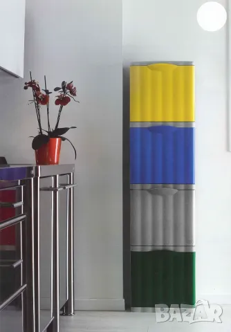 Кошче за Съхранение на вещи Stefanplast Amica Ecospace, 20л, един размер, жълто!, снимка 9 - Други стоки за дома - 47793172