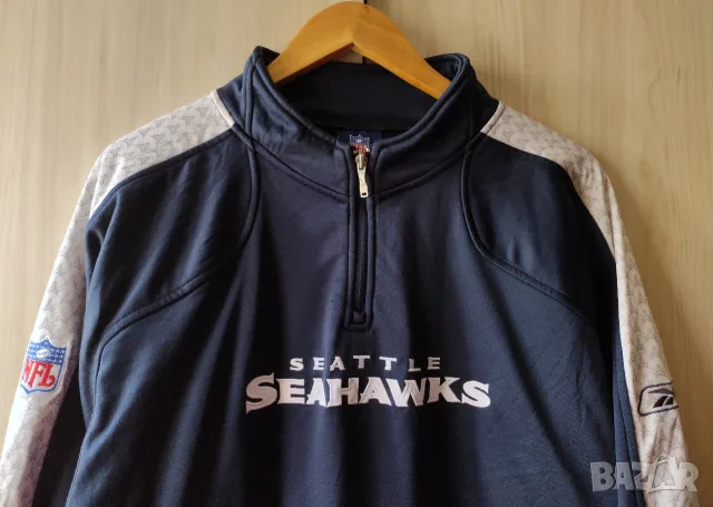 NFL / Seattle Seahawks - Reebok мъжки суичър, снимка 3 - Суичъри - 56273939