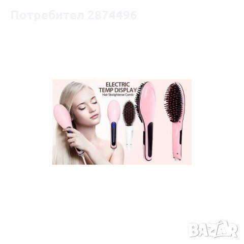 906 Йонизираща четка за блестяща коса, снимка 6 - Преси за коса - 35785175