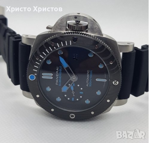 Мъжки луксозен часовник Panerai Submersible, снимка 1 - Мъжки - 41630686