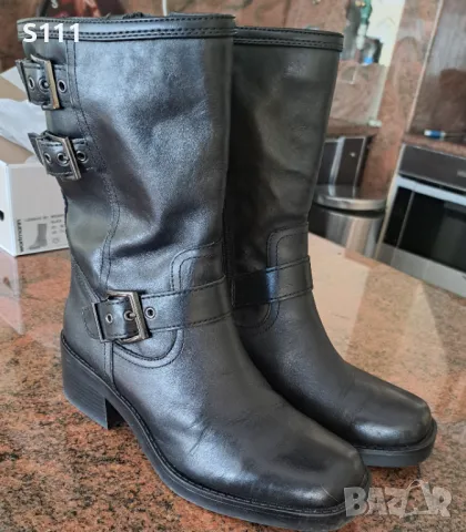 Страхотни ботушки TAMARIS, естествена кожа, като нови