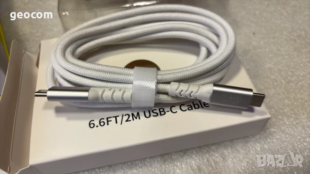 Type-C 100W ново зарядно (5/9/12/15/20V-96W,Комплект), снимка 4 - Захранвания и кутии - 50638538