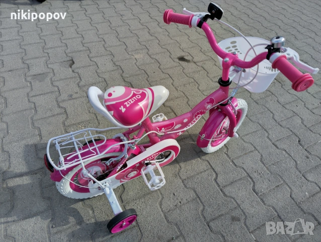 ZIZITO Велосипед 12" LARA розов, снимка 4 - Велосипеди - 53758951