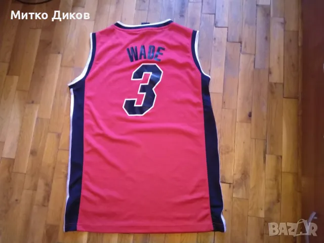 Miami Heat NBA  Dwyane Wade #3 баскетболни тениски домакини и гости размер М, снимка 5 - Баскетбол - 49910818