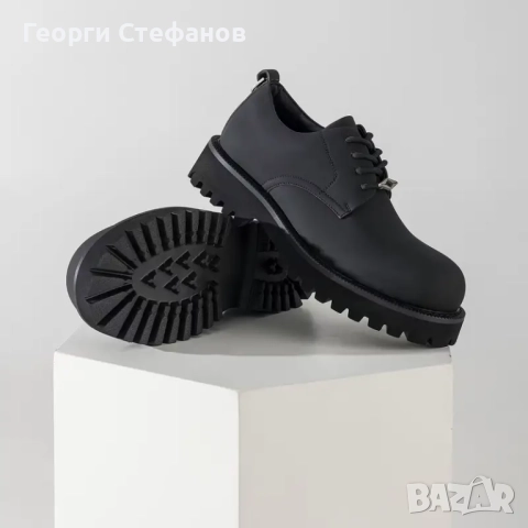 Продавам нови черни мъжки обувки 47 номер, снимка 2 - Ежедневни обувки - 52175163