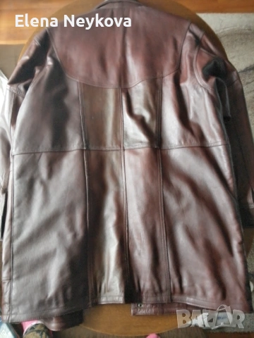 Мъжка кожена полушубка , снимка 3 - Якета - 53369941
