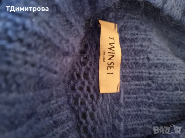 Red Valentino Палто кашмир- М, подарък пуловер Twinset - S, снимка 7 - Палта, манта - 48820987