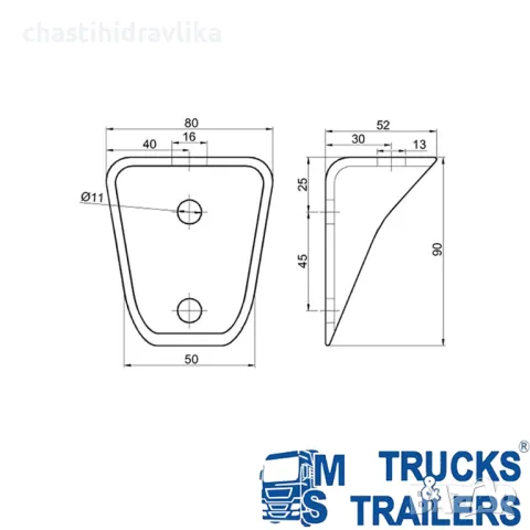 Монтажна планка поцинкована 45163100, снимка 2 - Части - 48292513