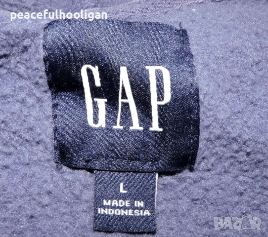 GAP мъжки лилав суитшърт с качулка размер L/XL Oversized , снимка 11 - Суичъри - 53394124