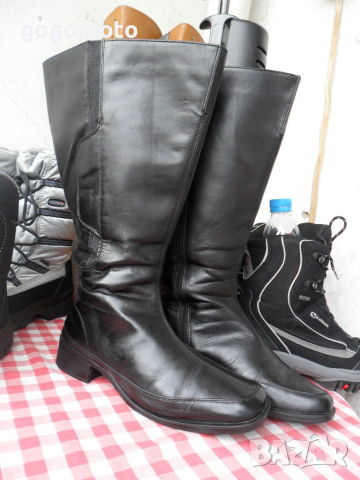 дамски ботуши DeLUCA® 39 - 40 original FOOTWEAR,made in CANADA,100% ВИСОКОКАЧЕСТВЕНА естествена кожа, снимка 13 - Дамски боти - 12318588