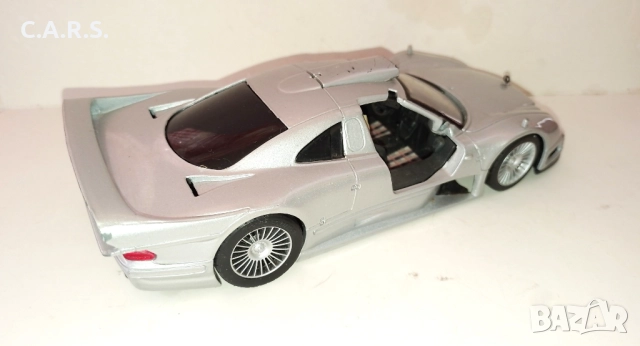 Mercedes Benz CLK-GTR Street Version MAISTO 1:26, снимка 5 - Колекции - 52898408