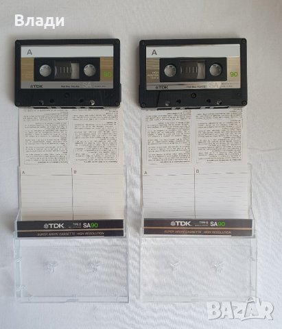 Аудио касети TDK SA90 златни, снимка 2 - Аудио касети - 41759634