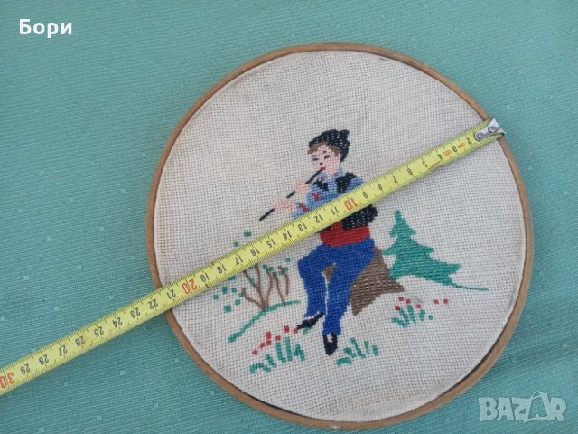 Стар гоблен от 50-те години, снимка 7 - Гоблени - 35760036