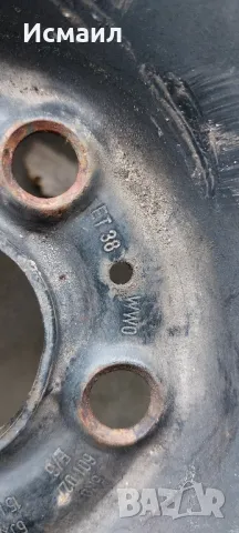 Железни джанти за VW Polo,Şkoda 15ц, снимка 4 - Гуми и джанти - 47969295