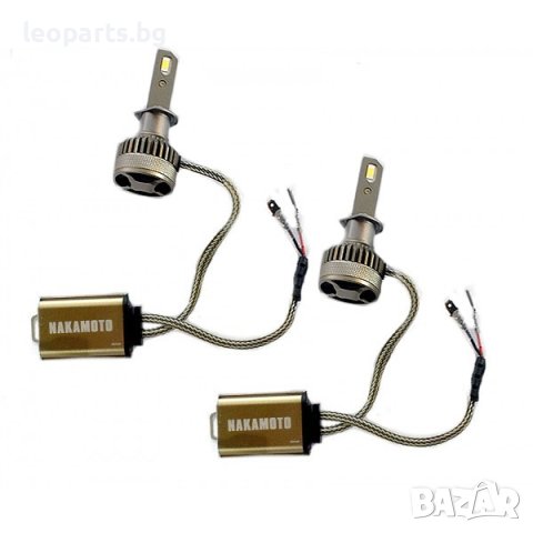 LED Крушки NAKATOMI(NAKAMOTO) H1/12-24V/60W CANBUS, снимка 2 - Аксесоари и консумативи - 41309550