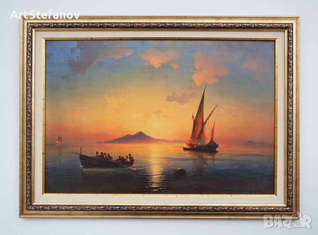 Айвазовски "Неаполитански залив", морски пейзаж, картина