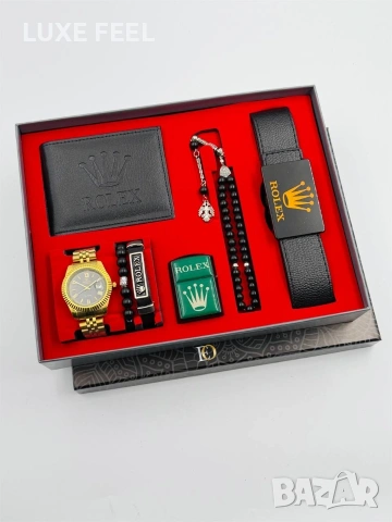 ROLEX 💎Мъжки Подаръчни Комплекти , снимка 10 - Подаръци за мъже - 53360062