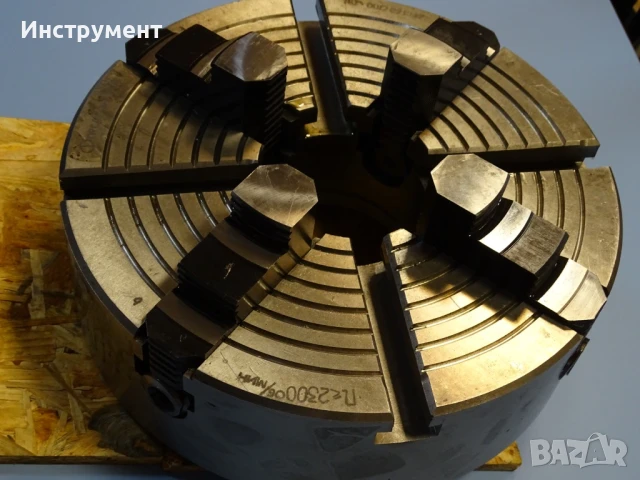 Планшайба за струг Ф315 4-челюсти USSR Independent 4-Jaw Facep late chuck, снимка 10 - Резервни части за машини - 51238422