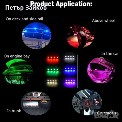 светлини с двойно дистанционно музикален режим, снимка 4 - Друга електроника - 39493652